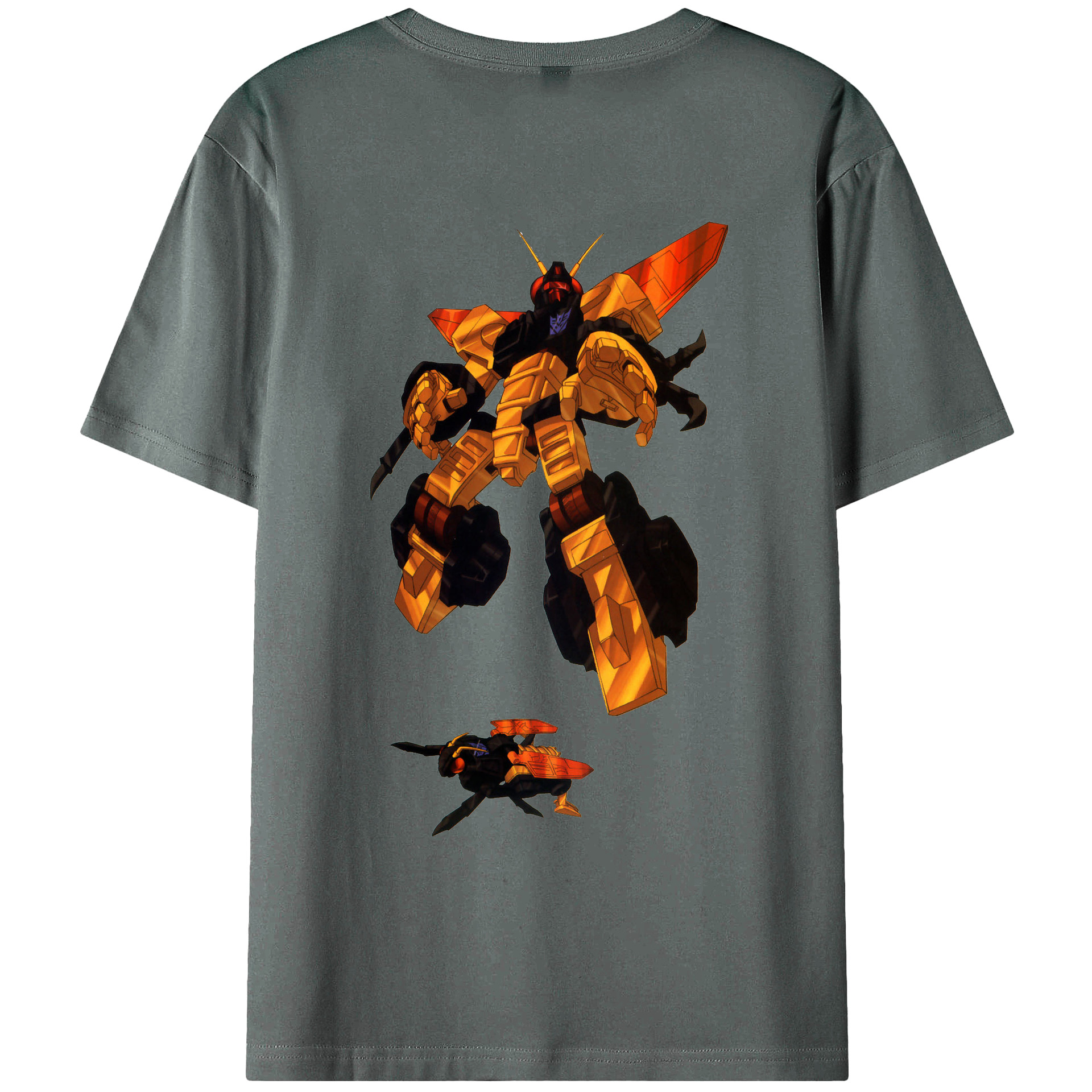（画像用）  綿100％ メンズ半袖Tシャツ（バックプリント） 通気性